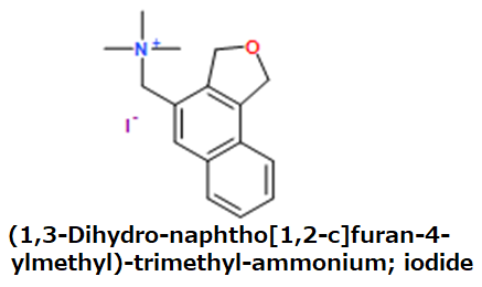 CAS#(1,3-Dihydro-naphtho[1,2-c]furan-4-ylmethyl)-trimethyl-ammonium; iodide